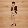 Free Male SVG Clip Art Image A male figure depicted as a vector graphic.