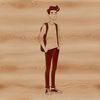 Simple Man Vector Illustration A male figure in a generic pose, suitable for various digital designs and crafts.