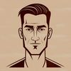Beautiful Male Illustration An illustration of a man created using scalable graphics technology.