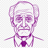 SVG Male Icon Graphic Design A vector illustration of a male figure, ideal for graphic design and cutting machine projects.