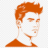 Simple Male Silhouette in Outline Style An SVG illustration of a man in a simple outline style.