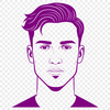 Simple Male Silhouette in Vector Style Male figure in simple vector style, ideal for graphic design and cutting machine projects.