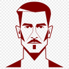 Beautiful SVG Male Silhouette A detailed illustration of a male figure in simple vector form.