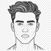 Male Character Vector Art Design A stylized illustration of a male figure in vector format.