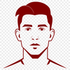 Digital Male Silhouette Illustration A male figure created as a digital vector art illustration.