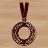 Golden Medal Award Illustration Vector illustration of a medal with a gold finish, suitable for various designs and crafts.
