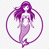 Underwater Fantasy Creature Design A mythical sea creature with a human upper body and fish tail, suitable for vector design projects.