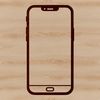 Vector Mobile Phone Design A high-quality illustration of a modern mobile phone in detail, perfect for vector art projects.