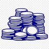 Detailed Coin Design for Digital Art Image of a single coin with detailed design elements, suitable for use in digital art and craft projects.