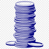 Free SVG Coin Art Template Illustrative coins design in vector format, suitable for various digital applications and cutting machines.