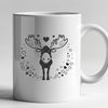 Adorable Moose Vector Illustration Wild moose animal illustration in vector format with love hearts.
