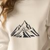 Rugged Mountain Landscape Illustration An SVG clip art illustration of a rugged mountain terrain.