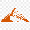 Free SVG Clip Art Design for Personal Use Mountain landscape design, created as a vector graphic in SVG format.