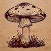 Realistic Mushroom Clip Art Design A vector design of a realistic mushroom, ideal for use in graphic designs, clip art collections, or as a stencil template.