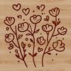 Whimsical Floral SVG Image A colorful illustration of a wild flower in bloom, suitable for use as clip art or vector design.