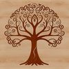 Nature Graphic Branch A single branch of a tree with leaves and texture, suitable for vector art design projects.