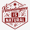 Neurodivergent quotes graphic with inspirational sayings related to autism, ADHD, and mental health.