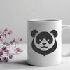 Wild Panda Illustration An illustration of a panda in a wild environment.