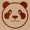 A vector design featuring a cute panda bear.