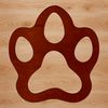 Cute Animal Footprints SVG for Crafting A set of animal paw prints in various sizes, ideal for crafting and design projects.