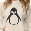 Adorable Penguin SVG Image A simple illustration of a penguin, suitable for use as clip art in various design software programs.
