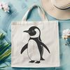 Free Digital Puffin Graphic A stylized illustration of a penguin, suitable for digital applications.