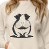 Vibrant Guinea Pig Clip Art Design A digital illustration of a happy guinea pig with vibrant colors.