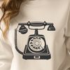 High-Resolution Telephone Graphic A high-quality illustration of a telephone, suitable for digital use and design projects.