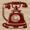 Sleek Telephone Design Vector Art A simple illustration of a telephone with a sleek design.