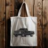 Vintage Pickup Truck Vector Art A detailed illustration of a classic pickup truck with a flatbed and four wheels.