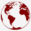Earthly Wonder Illustration A detailed vector illustration of the planet Earth, suitable for use in various design contexts.