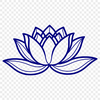 Exotic Floral Symbolism Vector illustration of the lotus flower, a symbol with deep roots in various cultures and religions.