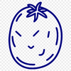 A stylized illustration of a potato, suitable for graphic design projects.