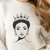 Royal Girl Icon in Vector Format Female royalty character design in vector format