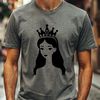 A young female princess character designed as vector art for digital and cutting machine applications.
