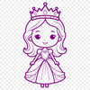 Royalty-Inspired Vector Art for Personal or Commercial Use A royalty-inspired female character in a medieval setting, created as a vector design.