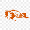 Sleek Vehicle Design A high-resolution vector illustration of a sleek racing car, suitable for various design applications.