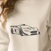 Vector Graphic Design of a Speedy Car A high-performance racing car illustration designed as a vector graphic.
