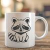 Free Vector Raccoon Illustration Raccoon illustration in scalable vector graphics format.