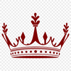 Regal Crown Illustration A digital illustration of a regal crown with intricate design elements, suitable for vector art and cutting machine projects.