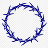 Detailed Vector Thorns A detailed vector illustration of the Crown of Thorns worn by Jesus Christ in Christian tradition.
