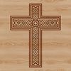 Free Vector Cross Clipart A detailed illustration of a crucifix, featuring intricate details and ornate design elements.
