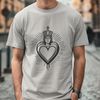 Heartfelt Iconography Design SVG File A vector illustration of the Sacred Heart symbol.
