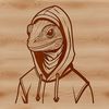 A realistic illustration of a lizard, suitable for various design purposes.