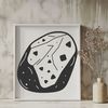 Digital Graphic: Rock Design A detailed vector illustration of a rock, created as a reusable digital graphic.