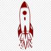 Beautiful Spaceship Design Clip Art A digital illustration of a futuristic spaceship in outer space, suitable for vector art and graphic design.