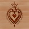 Free Sacred Heart SVG Download for Personal Use An iconic symbol of devotion, this Sacred Heart illustration features intricate details and bold lines.