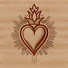 Sacred Heart Clip Art in High Detail A vector representation of the Sacred Heart icon in high detail.