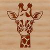 Savanna Safari Animal Icon A tall, even-toed ungulate with long neck and legs, found in savannas and grasslands.