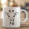 Wildlife Safari Animal SVG A tall savannah-dwelling mammal with distinctive spotted coat pattern.